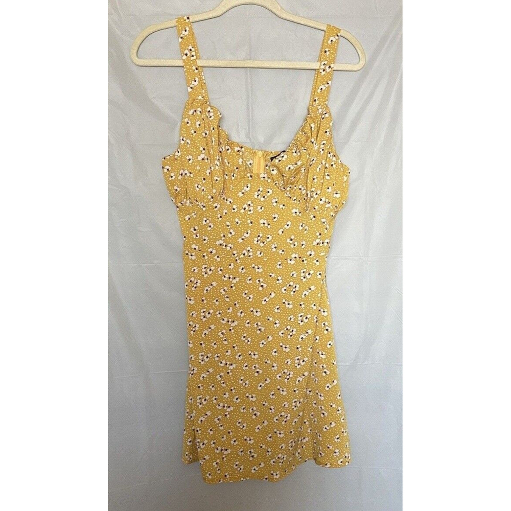 Zaful Women's Yellow Floral Casual Summer Dress SZ. 6 NWT